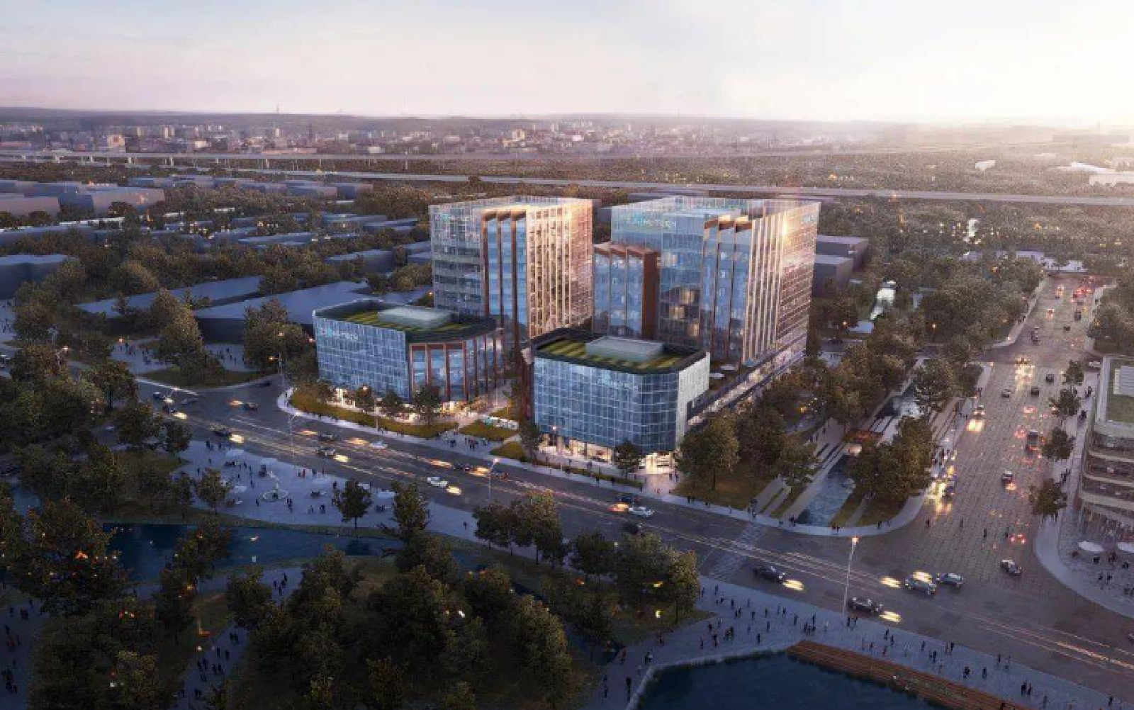 建筑|西北区科技总部平台项目